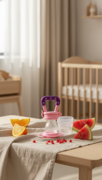 Baby Fruit Feeder & Teether – Safe Self-Feeding for Little Ones - Image 3